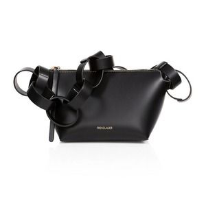 Frenzlauer Bowl Black Leather Shoulder Bag